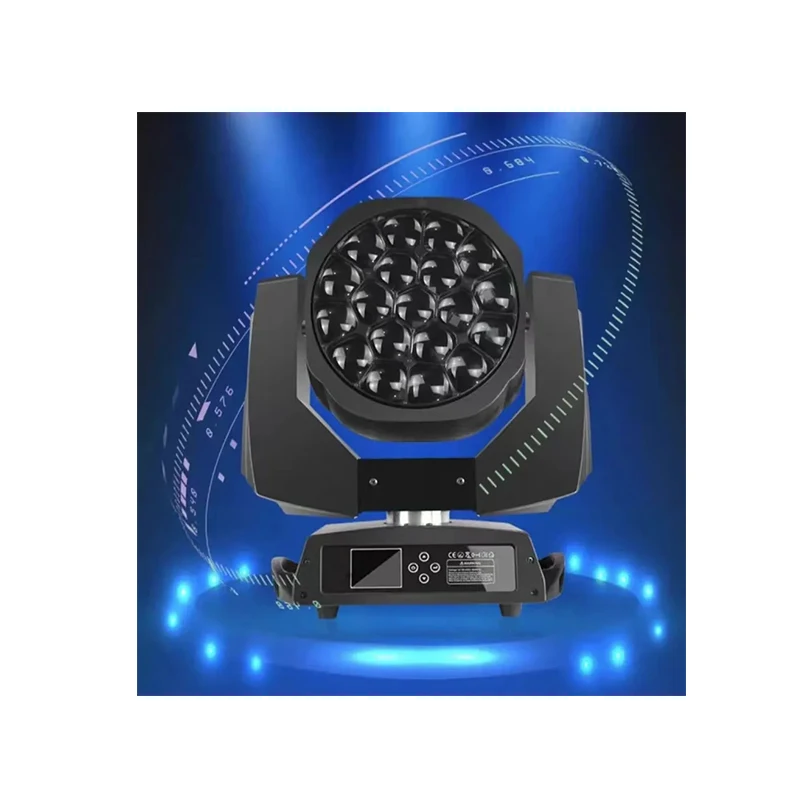 ATG Bee Eye Spectacle: 19x15W Stage Equipment Moving Head DJ Party Light - RGBW LED Showstopper for Event & Party Decorations