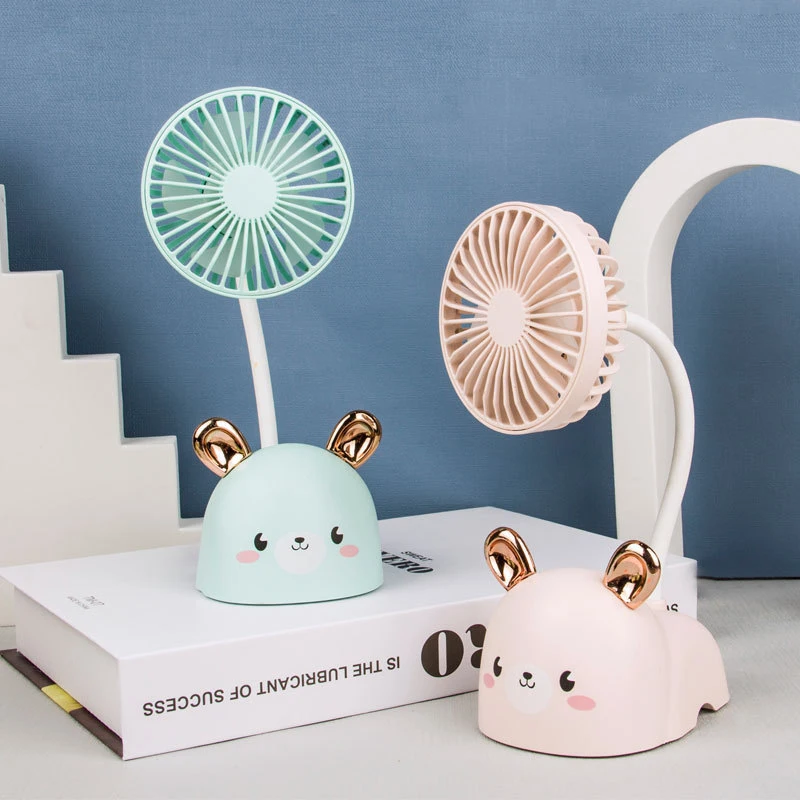 Small Electric Cooling Handheld Standing Usb Rechargeable Battery Portable Mini Fan