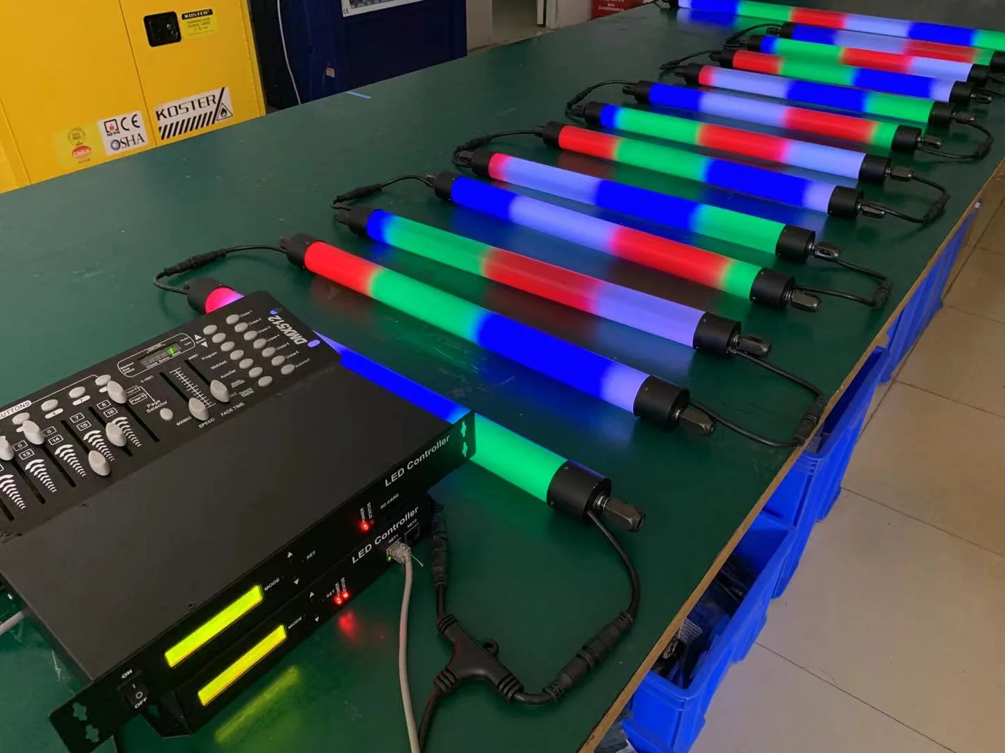 360 degree disco rain meteor dmx rgb led tube Matrix dmx 3D vertical pixel tube