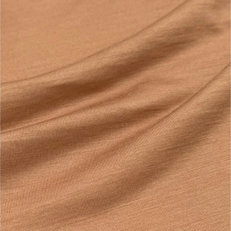 100%  merino wool jersey mulesins free t-shirt blend suitins knit fabric for Sports underwear  ,Machine washable