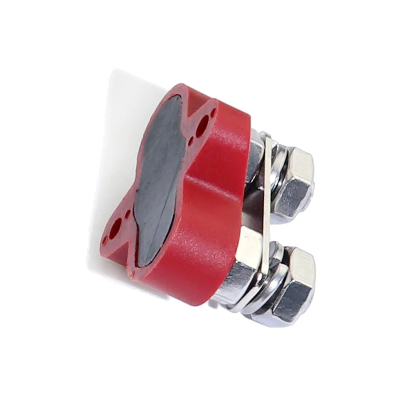 Dual M6 Studs Power Battery Junction Post Block Heavy Duty Terminals for Boat Automotive
