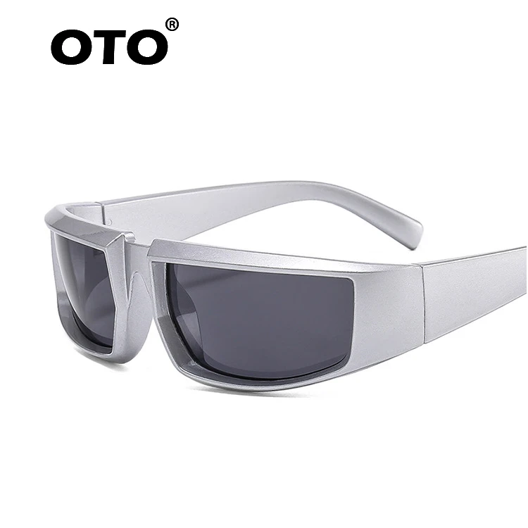 OTO 2022 new sport y2k sunglasses women hip hop sun glasses men mirror lens shades wholesale