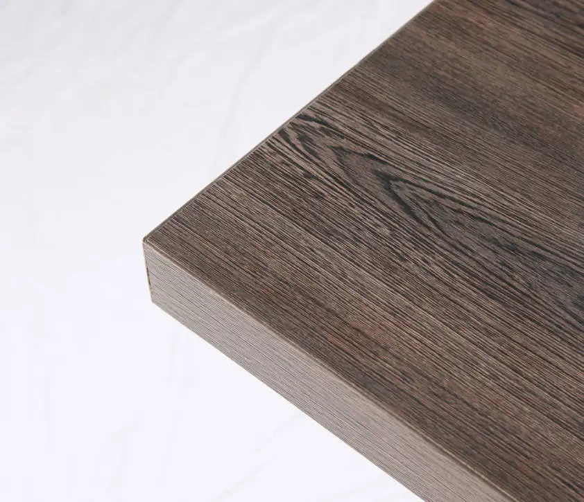 Simple Design Melamine Table Dining Room Furniture Solid Wood Dining Table Square Restaurant Tables