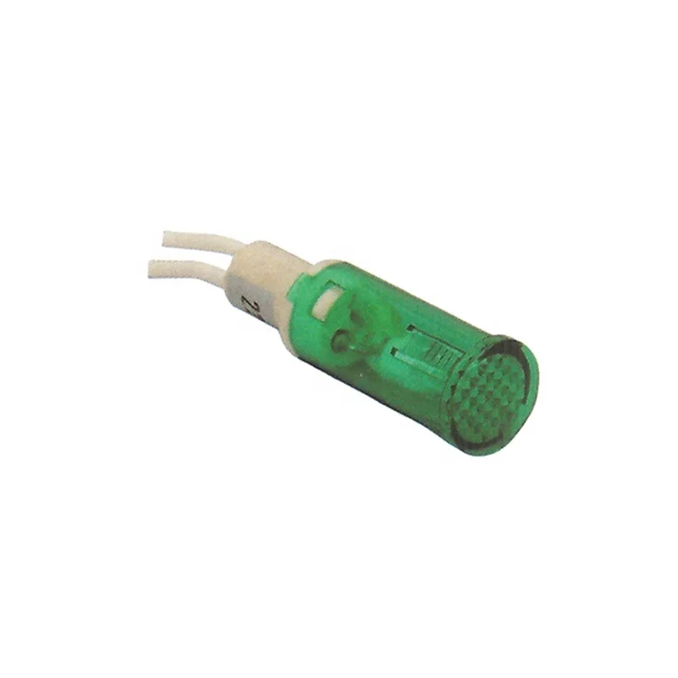 Customized symbol signal led color lamp light 14mm Plastic Indicator Led flat Head