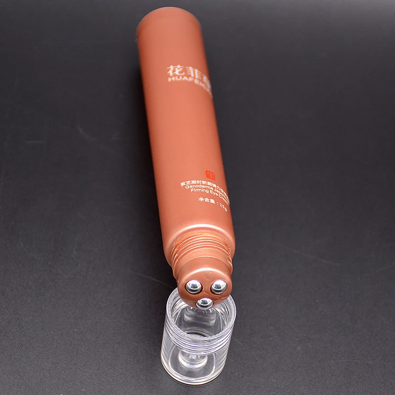 15g 15ml Empty Roller Ball Tube Triple three five Ball Cosmetic Packaging Tube for Eye Cream