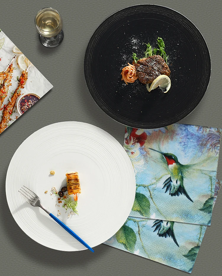 2 Ply Printed Decoupage Paper Napkins Serviettes with Logo