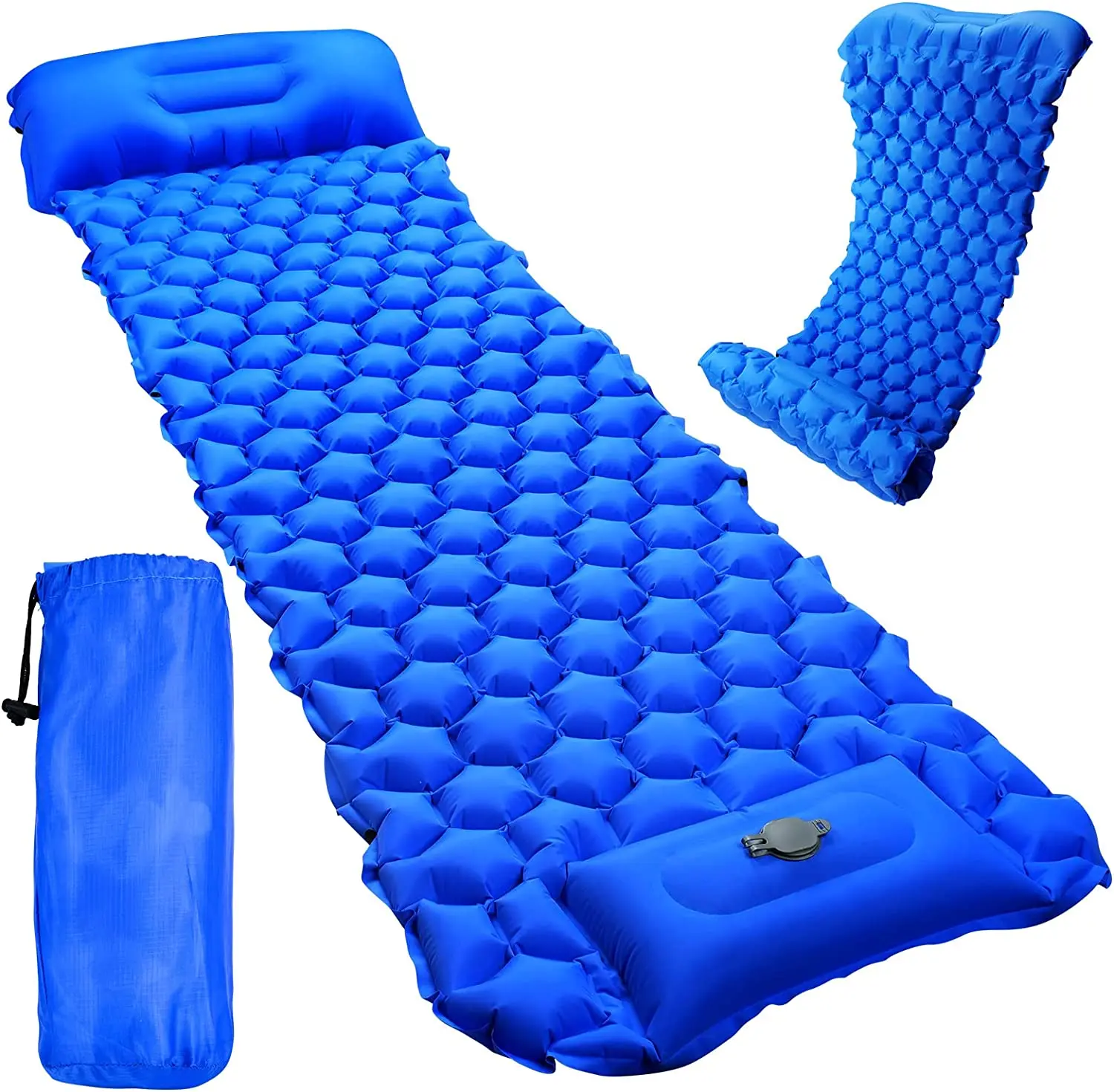 Self Inflating Lightweight Single  196*68*8cm Camping Mattress Air Cushion Compact Inflatable Roll Mat for Outdoor Hiking