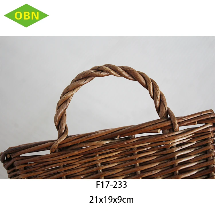 Wholesale Mini Wicker Baskets Storage REGULAR wholesale cheap handmade handle decorative wicker fruit baskets with handles