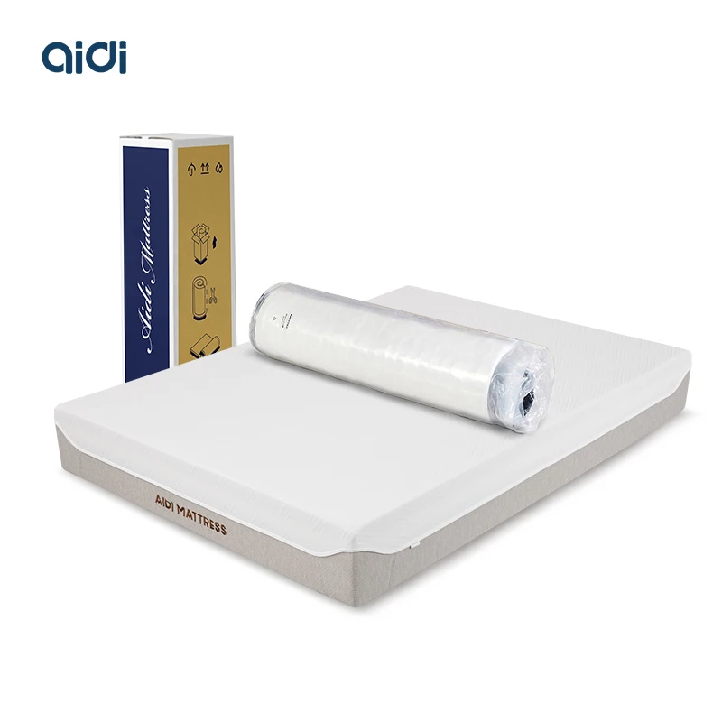 AIDI High End Mattress Factory Price Gel Memory Foam Mattress Smart For Sale Latex Mattress King Size
