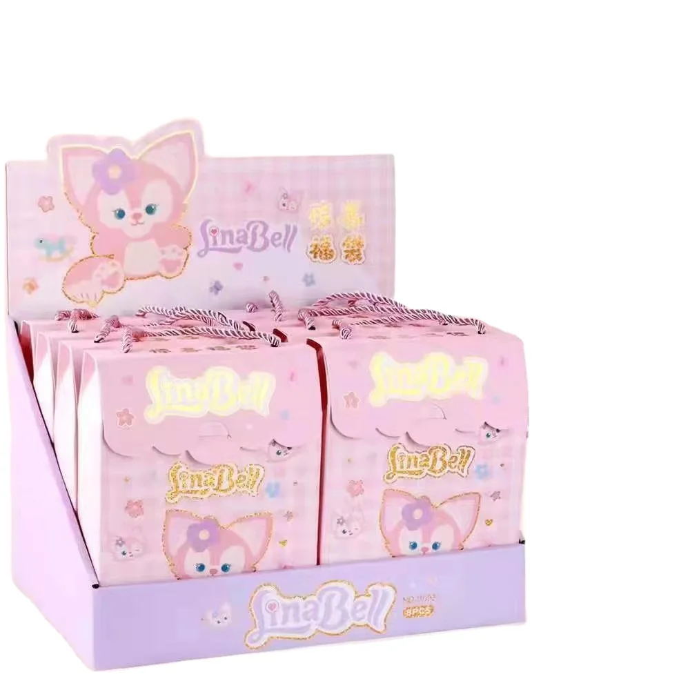 Plastic Colorful Lena Belle  Bag Stationery set Write Smoothly for school students