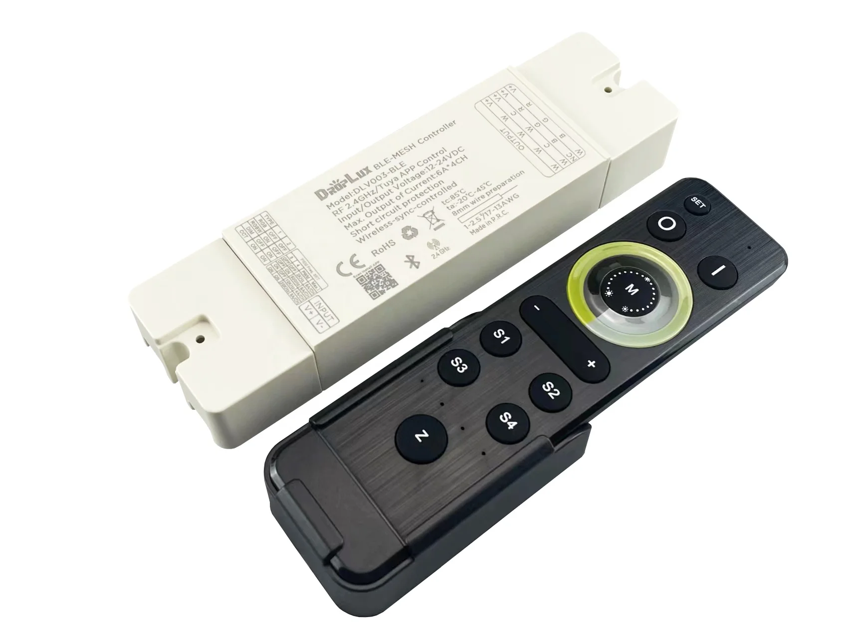 Светодиодный контроллер 4 в 1 DIM/CCT/RGB/RGBW/RGBCW PWM Регулируемый беспроводной сетчатый для светодиодной ленты 2 4G