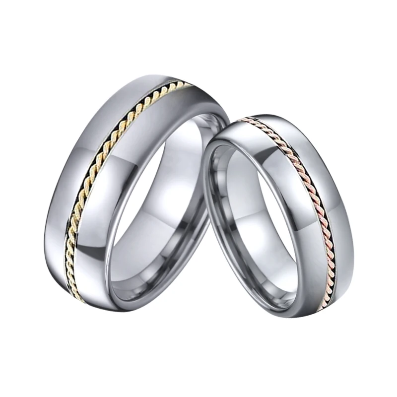 designer custom  real 14k tungsten carbide wedding band couple 1 gram gold rings design for women with price men jewelry