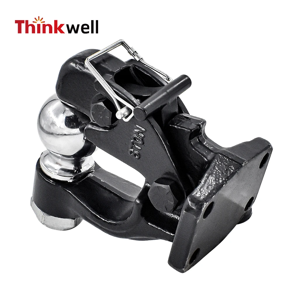 High Quality Adjustable Receiver Tow Pintle Hook with Hitch Ball Factory Price 4WD Tow Trailer Cover for 4Runner Truck CH Models