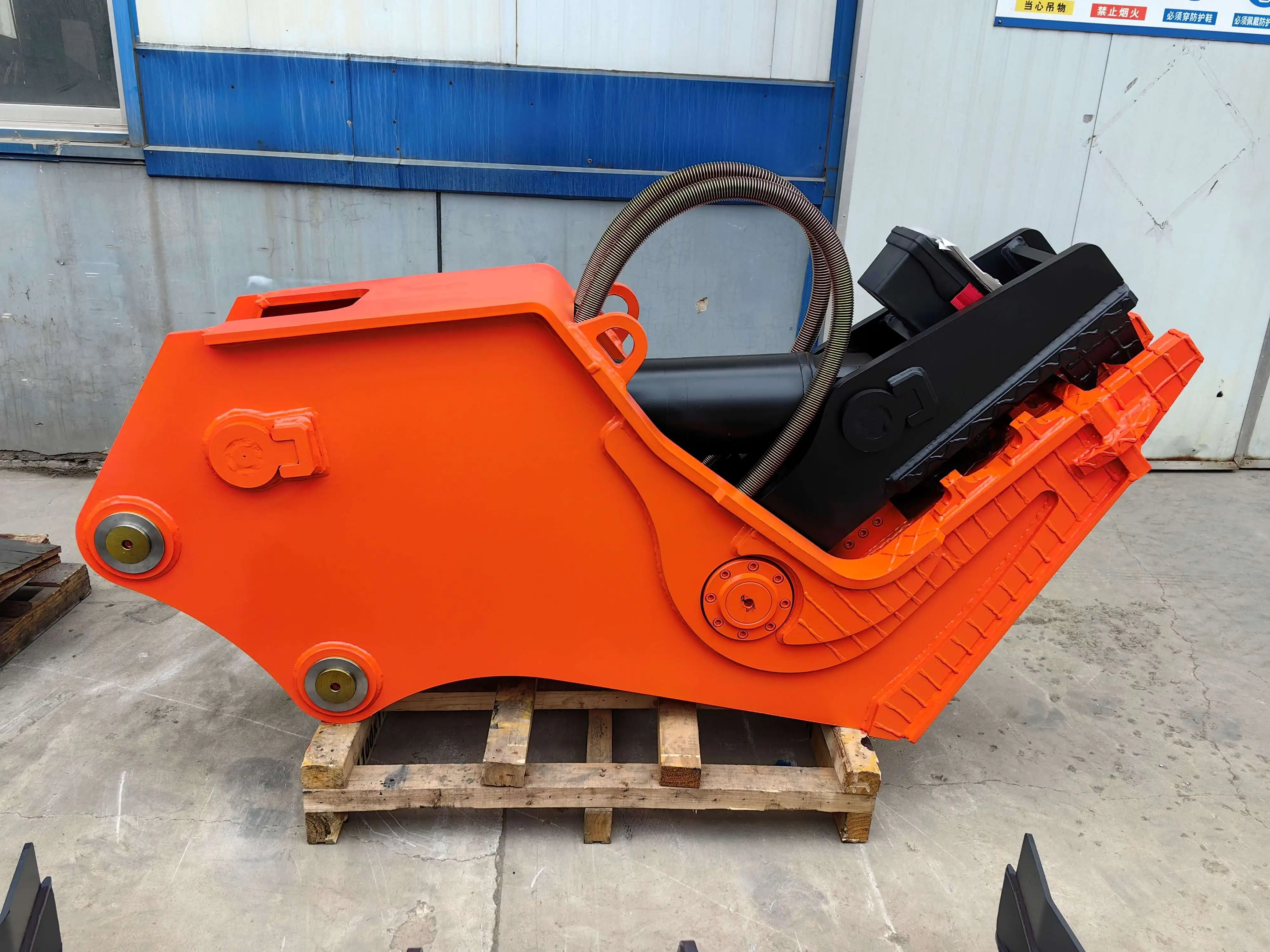 EX400 excavator matched changeable jaw hydraulic pulverizer,mechanical pulverizer,crushing concrete tools