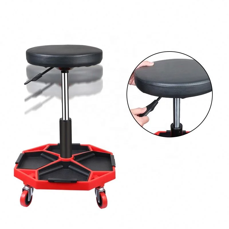 Multi Function Repair Stool Mobile Lift Car Repair Stool with Universal Wheel Repair Disk