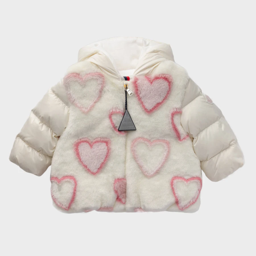New Winter Kids Clothes Warm Hooded Down Jacket Children Custom Logo Puffer Jacket Coats
