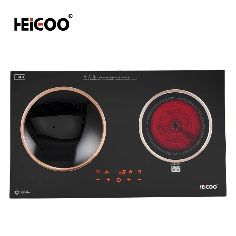 2 конфорки многофункциональная электрическая варочная плита