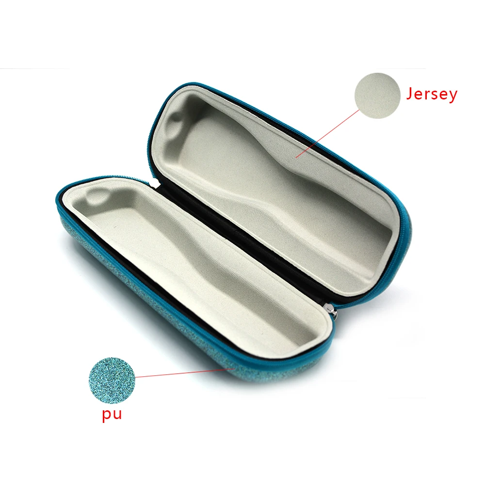 Portable Karaoke Microphone EVA Case Shiny PU Leather Microphone Storage Case