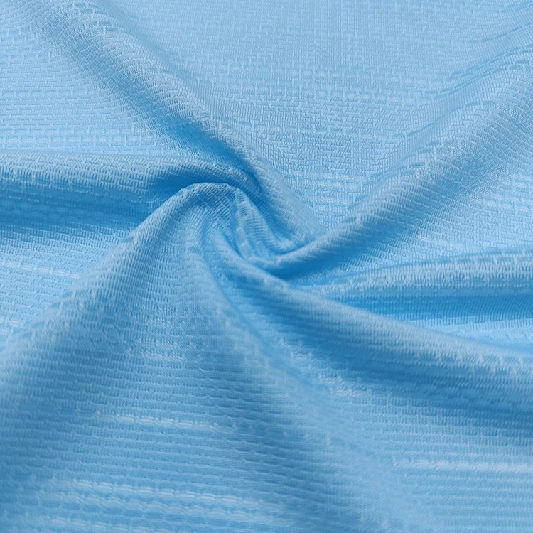 Stretch 125gsm Jacquard Knitted Polyester Spandex Jacquard Knit Fabric for Clothing/Dress