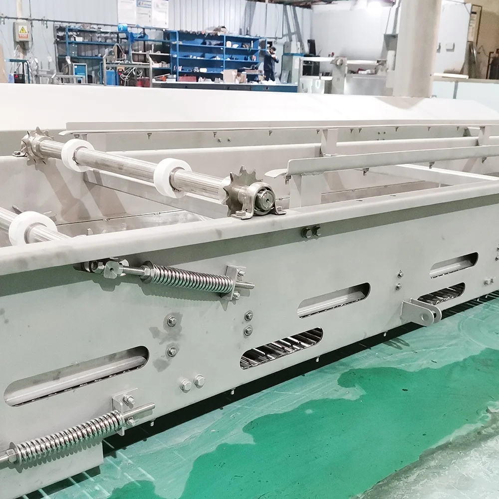 DB Fried Tofu stick Making Machine Continuous Chicken Meatball Frying Machine Production line