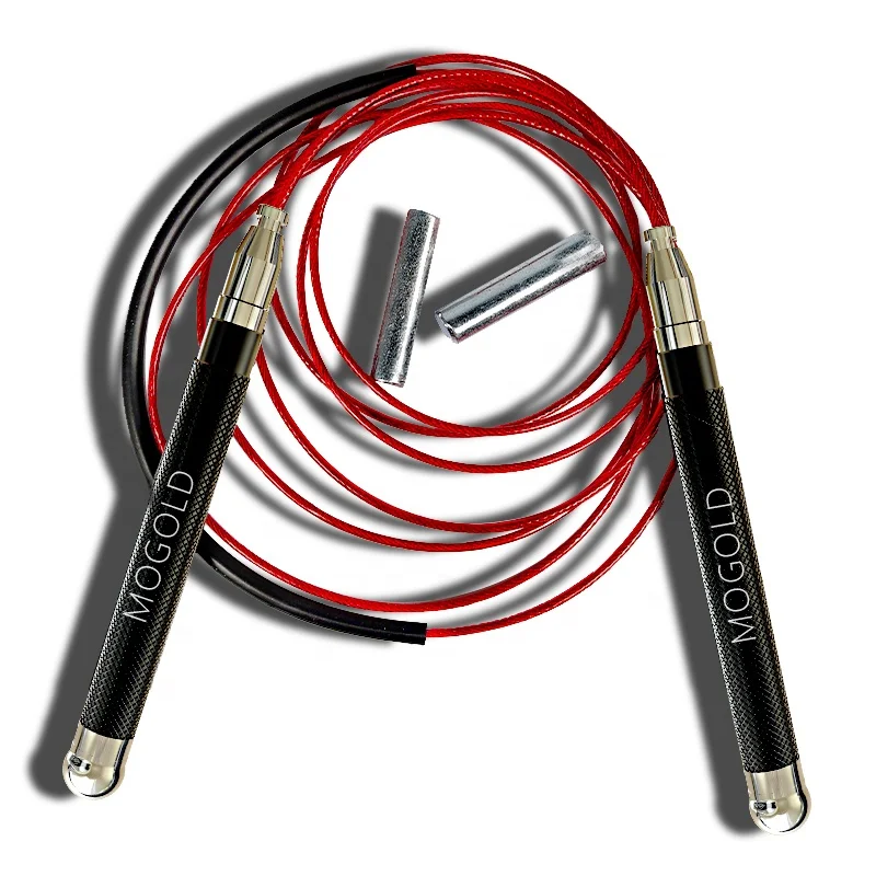 
Metal Easy Self-locking Weighted Adjustable High Speed Skipping Jump Rope Training Aluminium Aluminum,pu Rope Fitness Exercise 