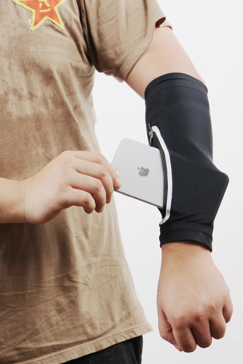 China Factory Sun-proof  Arm Protector Cycling Sport Elbow Sleeve For Phone