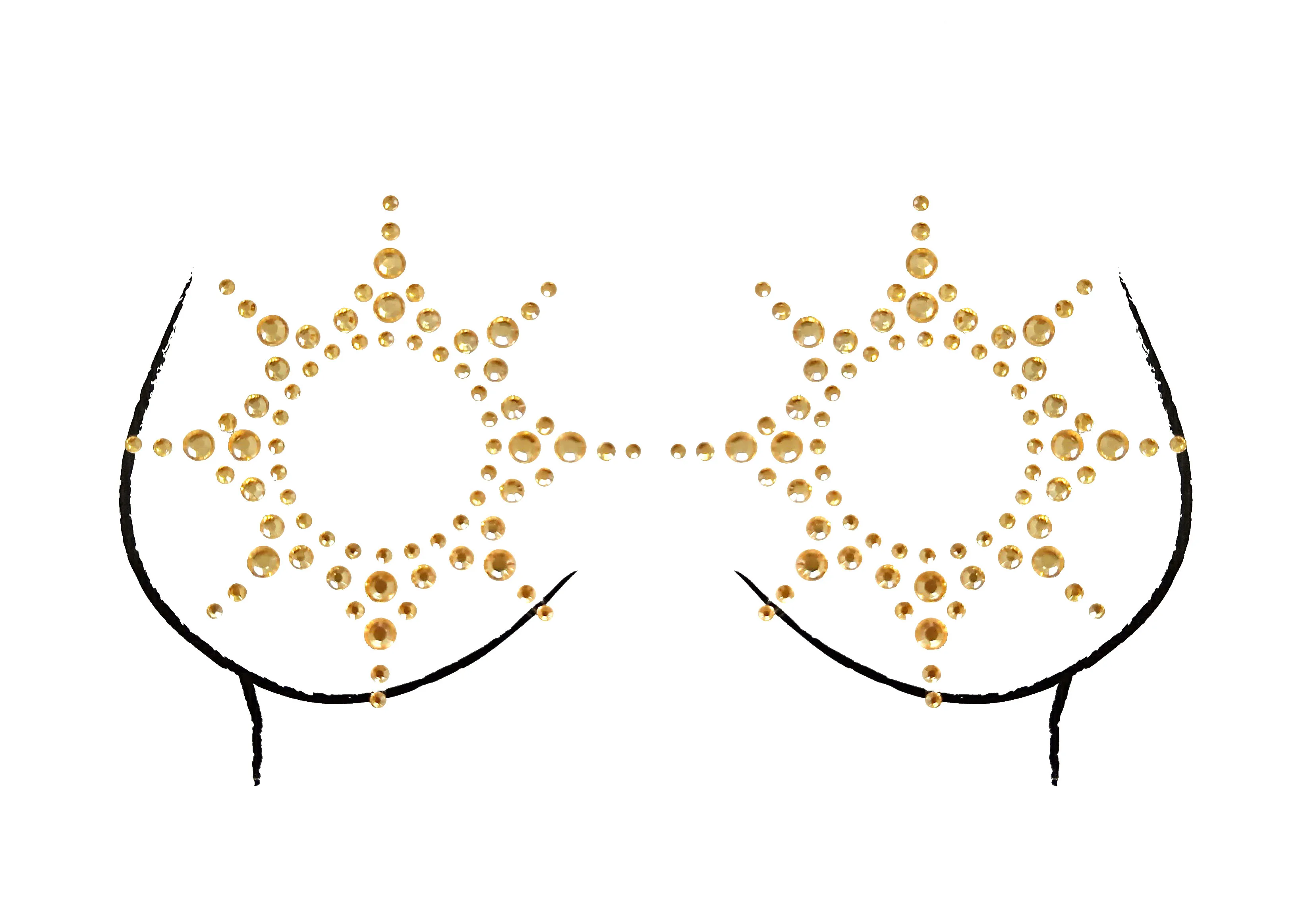 Rhinestone Decorations Party supplies Color Face body Breast Gems Sticker for festival