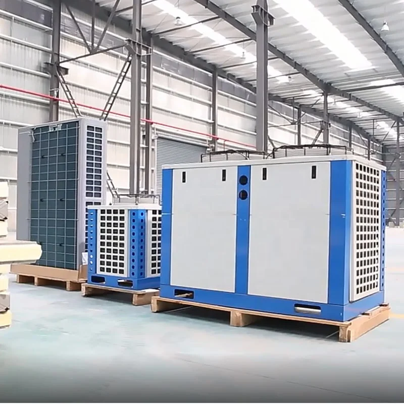 Refrigeration Blast freezer unit U shaped air conditioning cooled condenser 15 hp scroll compressor unit