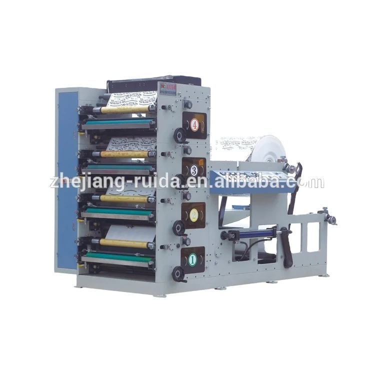 RUIDA Alibaba Low Prices Six Colors High Speed Automatic Flexo Label Printing Machinery
