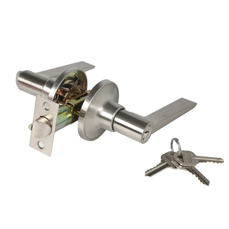 Exterior Door and Front Door Keyed Entry Zinc Alloy Door Lever Lock