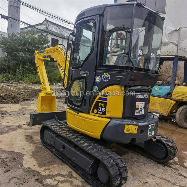 Professional low price sale of used machines Komatsu PC35 hydraulic crawler excavator