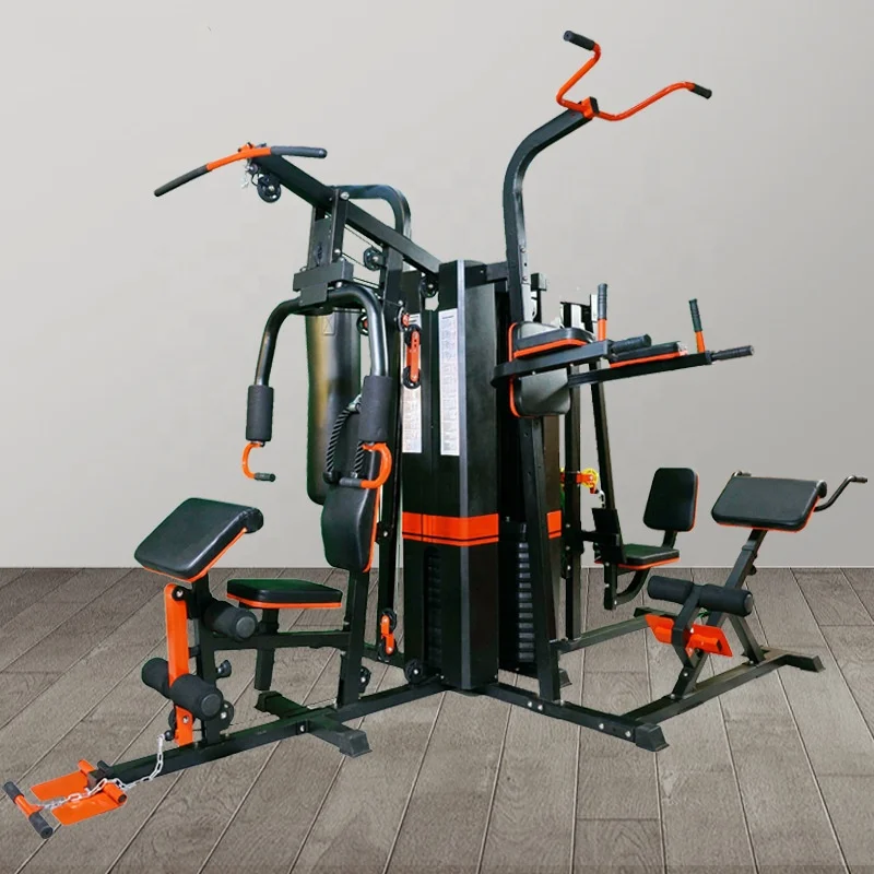 Home gym fitness equipment multi station 5 Station Power Multi Functional Machine comprehensive trainer