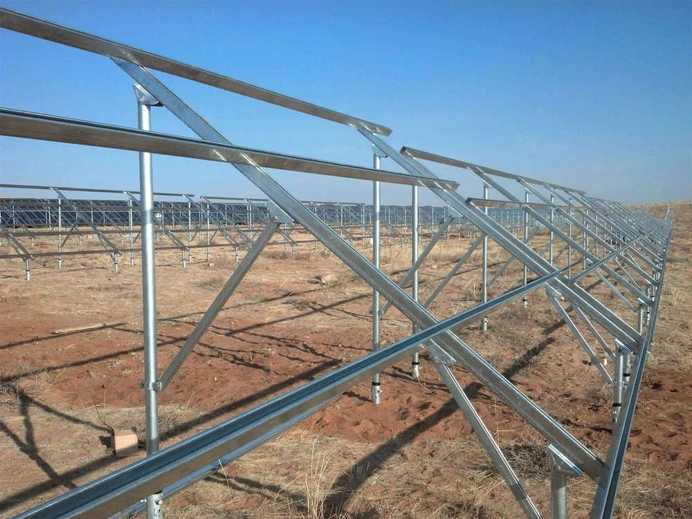 Solar Panel Installation Bracket Ballasted Ground Mount Solar Racking Bracket Kit System