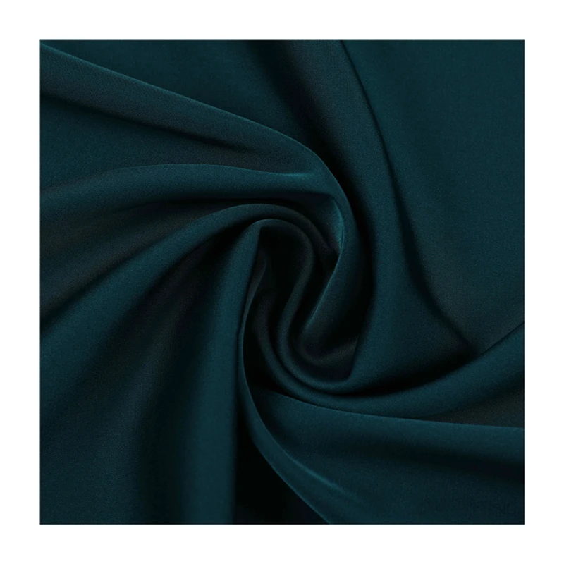 Pantone-Color customized sustainable soft 95gsm stretch chiffon satin fabric for blouse