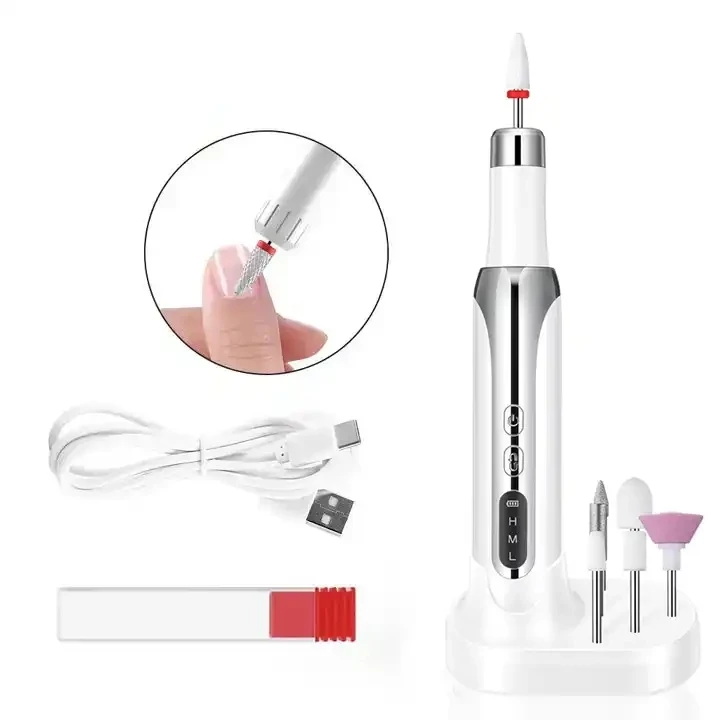 2024 Hot Selling Strong Cordless Rechargeable nail drill machine Professional Manicure Pedicure Tool Nail Drill Machine