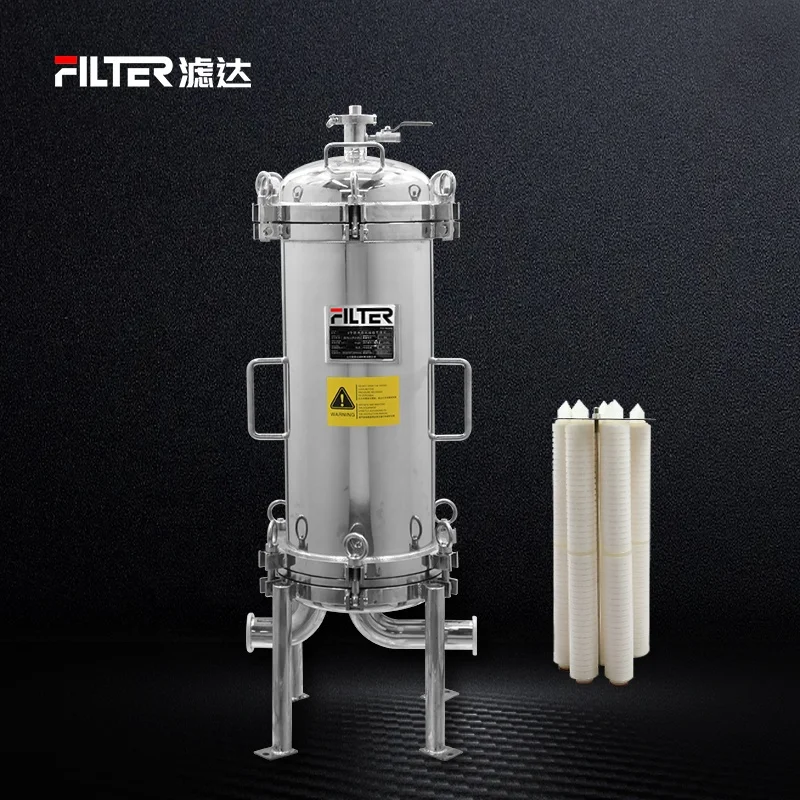 Liquid/Oil/Wine/Beer/Honey/Syrup/Paint Precision Filter Cartridge Security Housing Filtration Machine