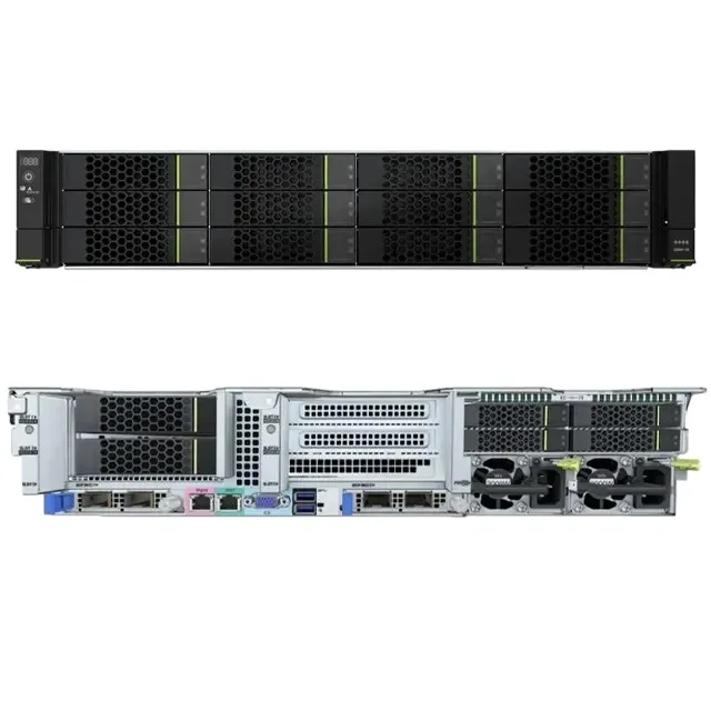 FusionServer 2U rack 2288HV6 server 8*2.5 Chassis 16/32 ram 5315Y 3.2GHz cpu 960G SATA SSD XR150-M Raid Card 1500W Po
