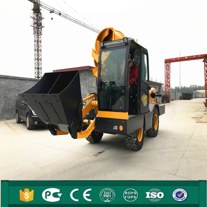 Concrete Mixer Thailand Mini Wheel Loader Concrete Mixer Concrete Mixer 1.5m3