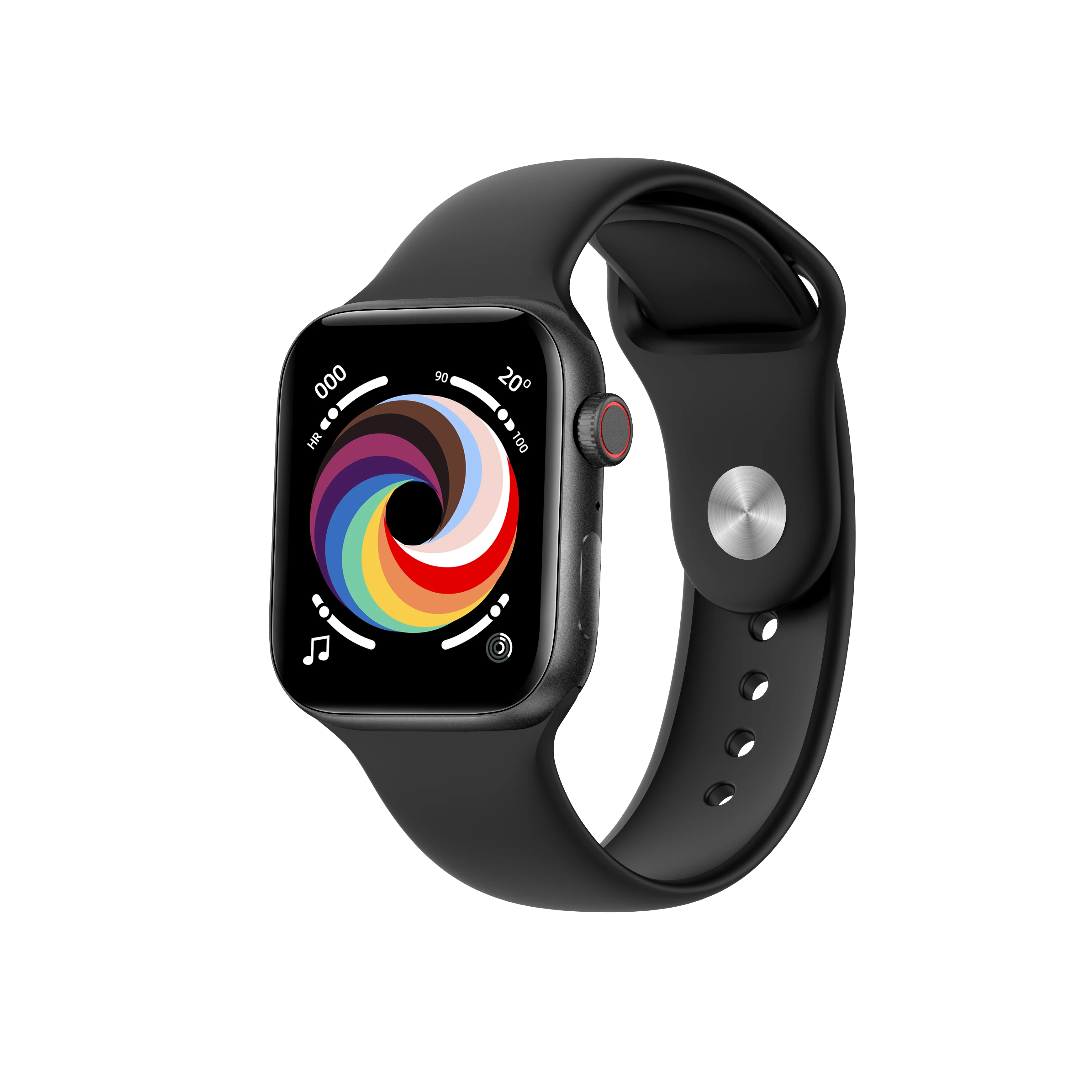 CT7 1.7inch Color Screen Smartwatch Sports Assistant NFC Bluetooth Call Magnetic Charger Heart Rate Monitor iOS  Smart Watch