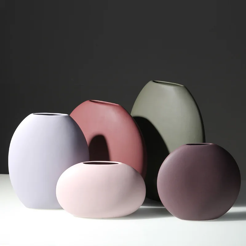 Nordic Colorful Table Ornaments Porcelain Ceramic interior ceramic vases