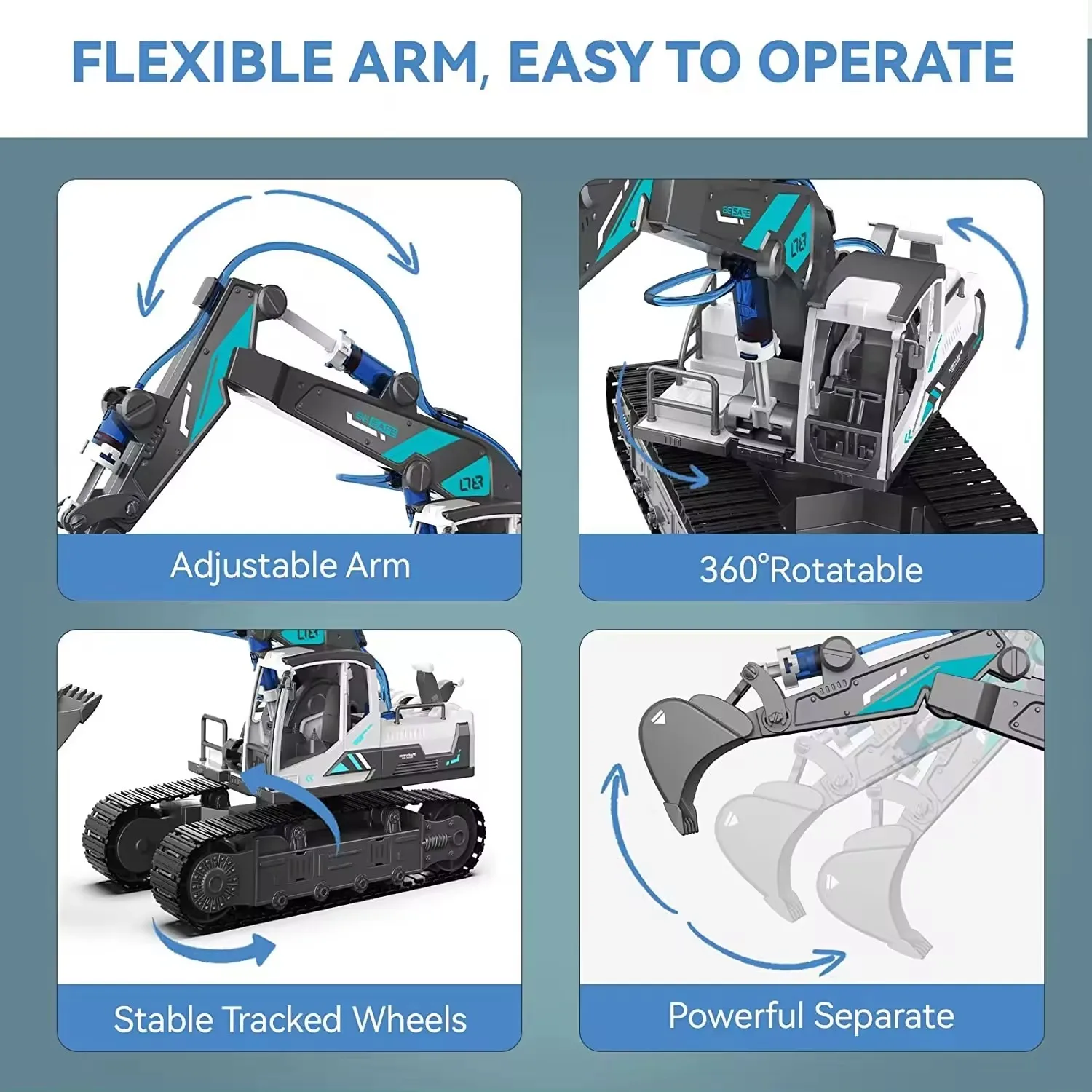 6 In 1 HydraulicToy Diy Assembly Engineering Vehicle Bulldozer Grab Machine Wood Loaders Excavators Cranes 3D Educational Toy