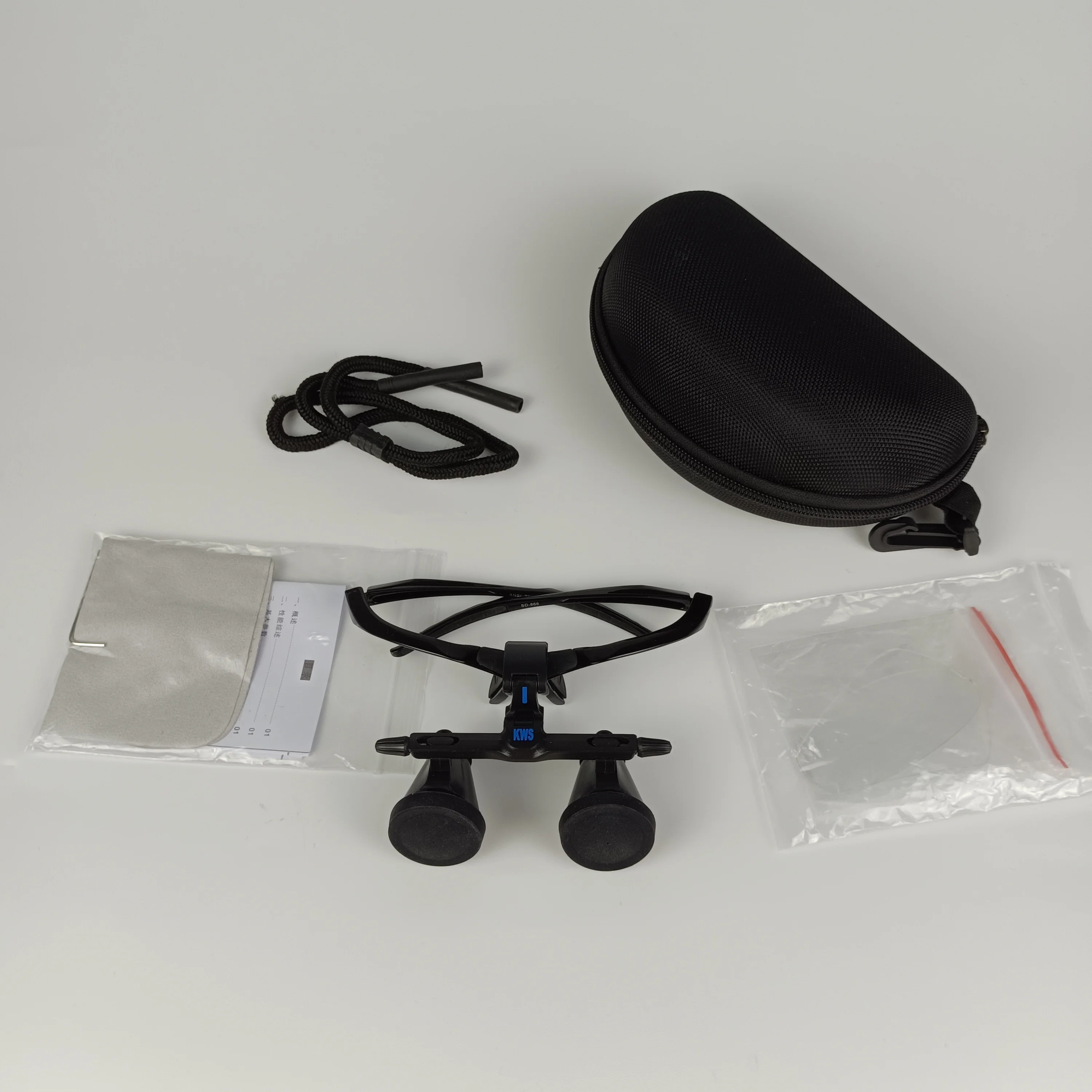 Portable 2.5X 3.5X Dental Surgical Binocular Loupe Magnifier With Medical Grade