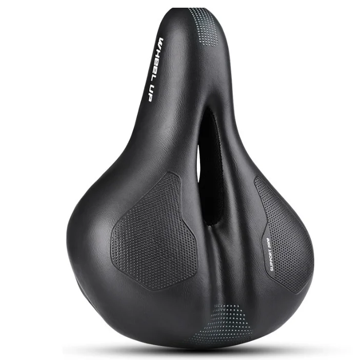 Waterproof Padded Soft Bike Saddle Cushion Anti-slip Thick Wide Bike Seat for Men&Women