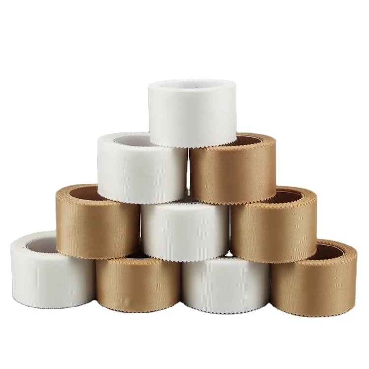 Strong adhesive stays on, even during exercise Medical adhesive Silk cloth tape bandage