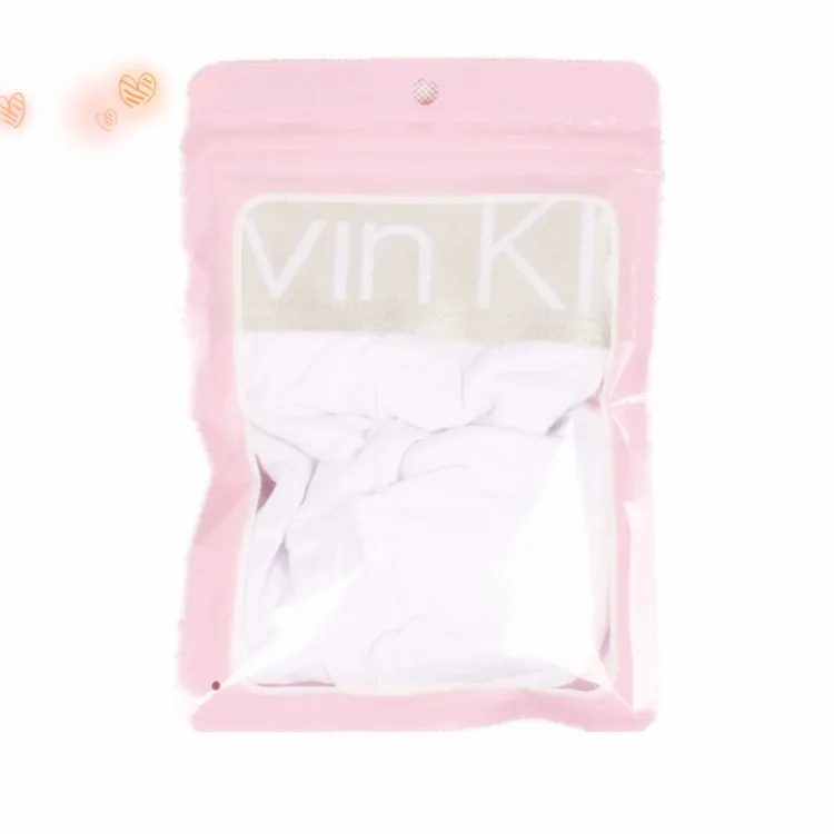 Transparent Clear Plastic Shorts & Swimming Clothes Ziplock Bag Food Storage Bag printed cheap Plastic Underwear Bag