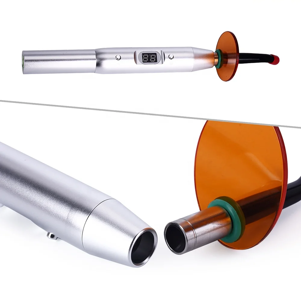 Dental Medical Equipment LED Curing Light Cure Lamp for Dentist Light density 2700mw Silver Color JAS-2001B
