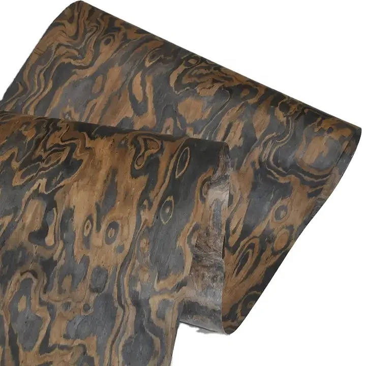 10.06 California Burl ins style engineered veneer for  hotel furniture door Bathroom & Kitchen Cabinet