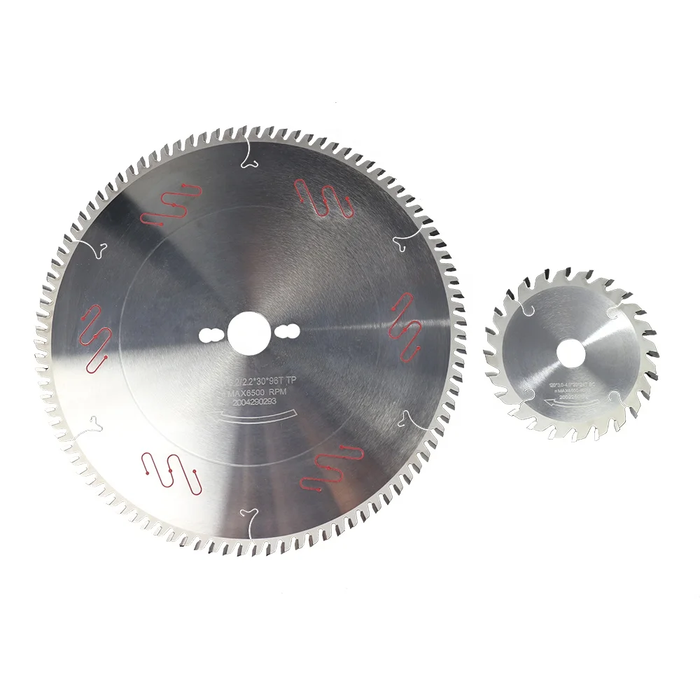 12inch 300mm 96t 24t TCT Panel Sizing Saw Blade set  for melamine board single and multiple board Cutter Saw Parts