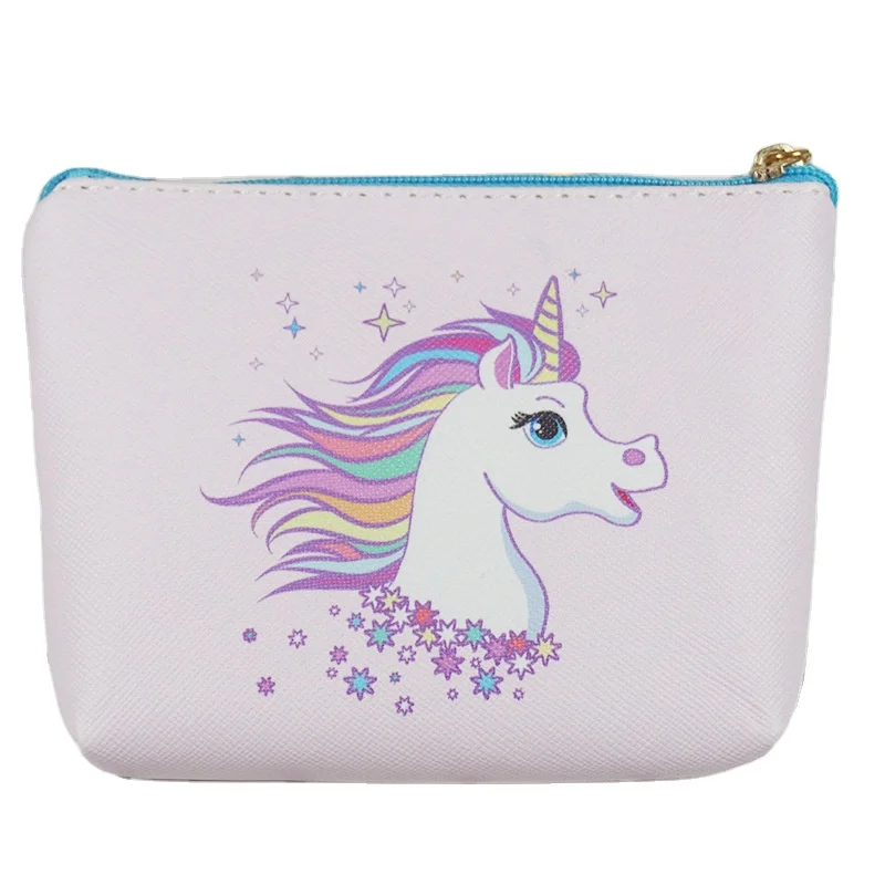 Горячий стиль pu Творческий мультфильм Единорог кошелек Япония и Корея нулевой кошелек производители оптовая продажа