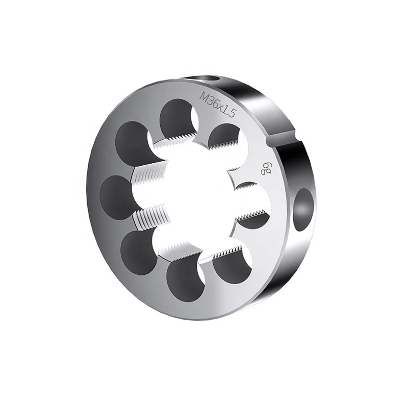 High Speed Steel Circular Screwing Dies 6g Metric Round Thread Die